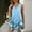 Blue, variant on Womens Summer Dresses V Neck Sleeveless Sundresses With Pockets Beach Dress Green M