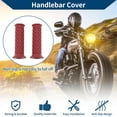 thumbnail image 3 of Universal 7/8" 22mm 24mm Non-slip Rubber Handlebar Grips for Moto Scooter Motocross Motorbike Grips Retro Motorcycle Hand Grips, 3 of 6