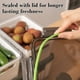 thumbnail image 4 of Contenedor de almacenamiento de alimentos de gran capacidad con cesta de drenaje | Caja de Guardián Fresco Hermética a Prueba de Fugas – Plástico Apto para Microondas y Lavavajillas | Blanco,, 4 of 6