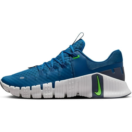 Nike Free Metcon 5 Mens Trainers DV3949 Sneakers Shoes (UK 7.5 US 8.5 EU 42, Court Blue Green Strike 401)