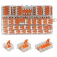 thumbnail image 1 of 75 Tuercas de conector de cable Palanca Destornillador rápido Tuercas de terminal compactas Surtido de conectores de cable -, 1 of 5