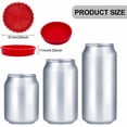 thumbnail image 4 of 1PC Silicone Soda Can Cover Lids, Reusable Soda Can Lids Beer Can Covers Pop Can Covers, Silicone Can Cover, Stopper and Protector for Soda, Beer, Beverage, Juice, Coke, 4 of 9