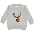 thumbnail image 2 of Inktastic Deer Head Hunter Toddler Sweatshirt, 2 of 4