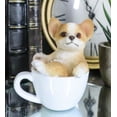 thumbnail image 5 of Realistic Mini Chihuahua Teacup Statue 3" Pet Pal Dog Breed Collectible Figurine, 5 of 6
