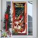 thumbnail image 2 of Decoraciones de Navidad Decoración de la Puerta de Navidad de 6.66x2.99 Pies Decoración de la Puerta de Regalo de Santa Claus, 2 of 6