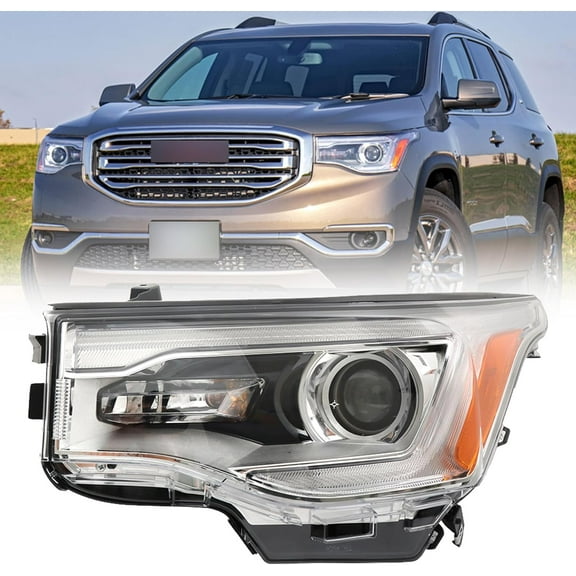 waltyotur Headlight Assembly Replacement for GMC Acadia 2017-2019 Headlights Left Driver Side 84273675 GM2502517