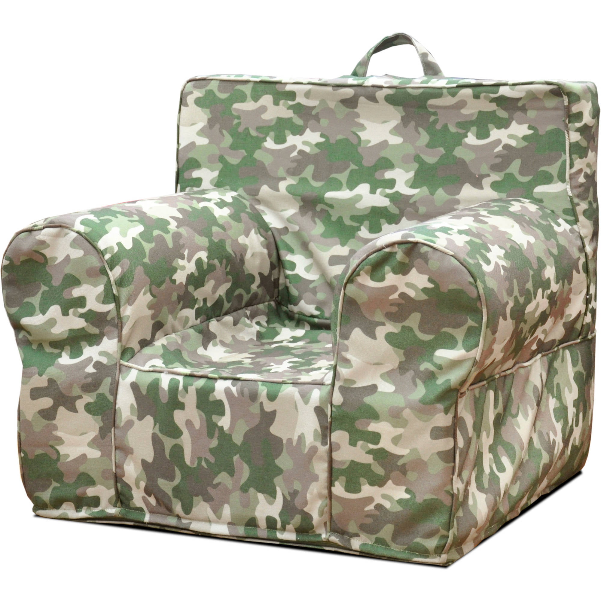 American Kids Everywhere Foam Chair, Navy, 25.25 inch W x 21 inch D x 22.5 inch H