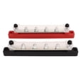 thumbnail image 4 of 2 uds barra de bus de batería Bling Bling negro rojo DC12V a 48V 150A M6 Terminal, 4 of 12