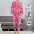 thumbnail image 2 of Kirby Mens Pajamas Set Soft Pj Sets Comfy Sleepware Pajamas Loungewear Pajama Sleep Set, 2 of 8