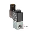 thumbnail image 2 of Válvula solenoide eléctrica NC de aire 2V025-08 DC 24V de 2 vías y 2 posiciones con rosca PT de 1/4" tipo de actuación pilotada internamente, 2 of 3