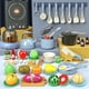 thumbnail image 2 of Juguetes de cocina para niños, juego de simulación de cocina para cortar frutas y verduras, juguete educativo para niños y niñas, 2 of 5