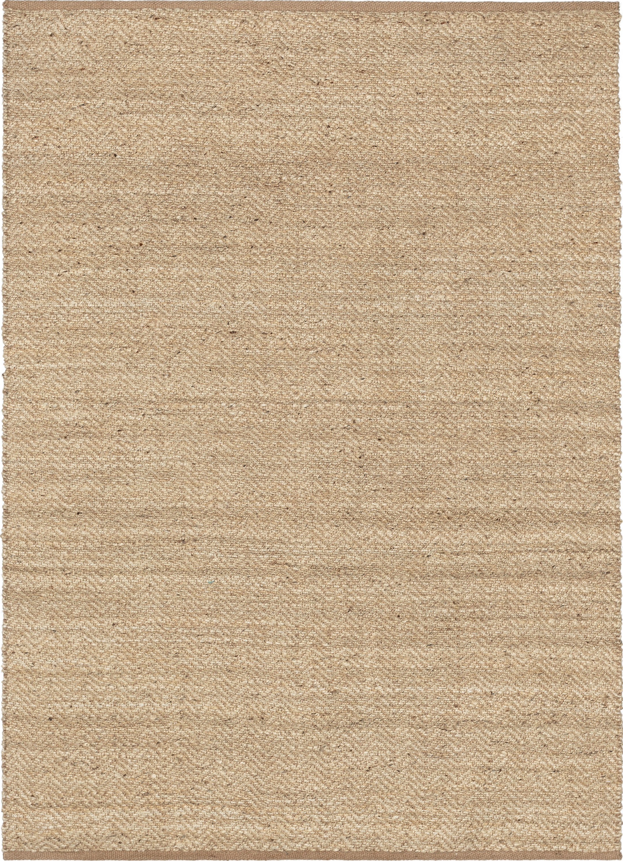 Well Woven Suri Chevron Hand-Made Area Rug, 5' x 7.5', Natural, Organic Look, Suitable For High-Traffic Area, Hand-Woven Jute