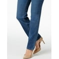 thumbnail image 3 of Lee Platinum Women's Petite Gwen Straight-Leg Jeans Blue Size 14 P, 3 of 3