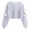 Gray1, variant on FDGIU Spooky Season Cute Ghost Graphic Women's Halloween Sweatshirt Oversized Crewneck Pullover Long Sleeve Casual Top Halloween Shirts for Women