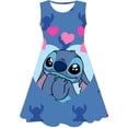 thumbnail image 1 of Disney Stitch Cartoon Print Baby Children Girls Kids Stitch Dress Cute Birthday Party Princess Christmas Dress for Baby Girls3T Gao Jinjia LED, 1 of 2