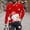 Red, variant on WXLWZYWL Men's Christmas Sweatshirt Crewneck Trendy Big and Tall Santa Printed Sweatshirts Pullover Tops Party Apparel