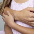 thumbnail image 3 of Bracelet en Argent Sterling 925 avec Perle d'Eau Douce de Culture pour Adolescentes 6,5 Pouces, 3 of 5