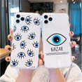 thumbnail image 2 of Lucky Eye Blue Evil Impresión Transparente Teléfono Caso Para Iphone SE20 12 11 Pro Xr X Xs Max 7 8 6Plus Siliconas Suaves Cubierta Trasera Tasr Fundas Protectoras, 2 of 3