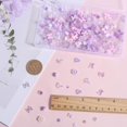 thumbnail image 3 of 1 Box 6 Bags Purple Nail Charms Nail Resin Charms 3D Heart Nail Art Nail Accessories Charms Flat Back Charms 3D Butterfly Nail Art Charm Bear Flower Heart Resin Cabochons for Nail Art Decor, 3 of 5