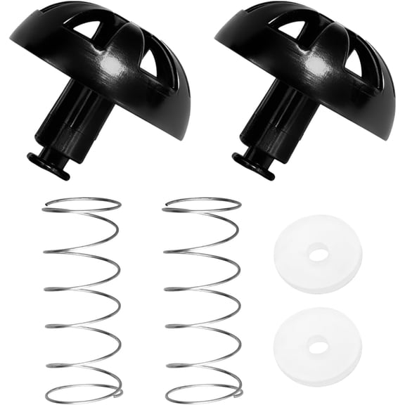2 Pack Coffee Maker Brew Basket Water Stop Valve Kit for Mr. Coffee Black and Decker Hamilton Coffee Maker Parts 990117900 990237500 Coffee Maker Parts for 49976 49954 49947 49966 49957 49958