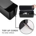thumbnail image 5 of Dsseng Cable Management Box  Large Cord Organizer Box to Hide Power Strip Under Desk Computer Wires Cable Organizer Hider Box with Cable Clips&Reusable Cable Ties for Home/Office, 5 of 5