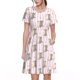 thumbnail image 1 of Balery Heart Cat Vestidos sueltos de manga corta para mujer, vestidos de verano 2025, vestidos casuales de corte A con vuelo., 1 of 6