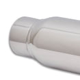 thumbnail image 2 of Vibrant Performance Exhaust Resonator 1794 Stainless Steel; 4 Inch Outside Diameter x 12 Inch Overall Length; Single 3 Inch Diameter Center Inlet; Single 3 Inch Diameter Center Inlet, 2 of 4