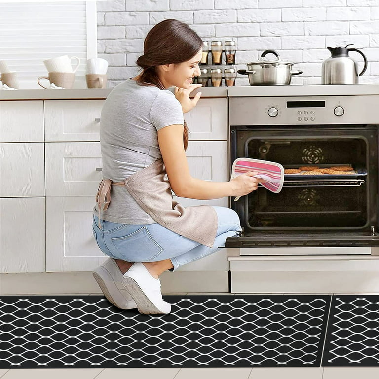 Kitchen Mat [2PCS] Cushioned Comfort Anti-Fatigue Floor Mat, Waterproof  Non-Slip