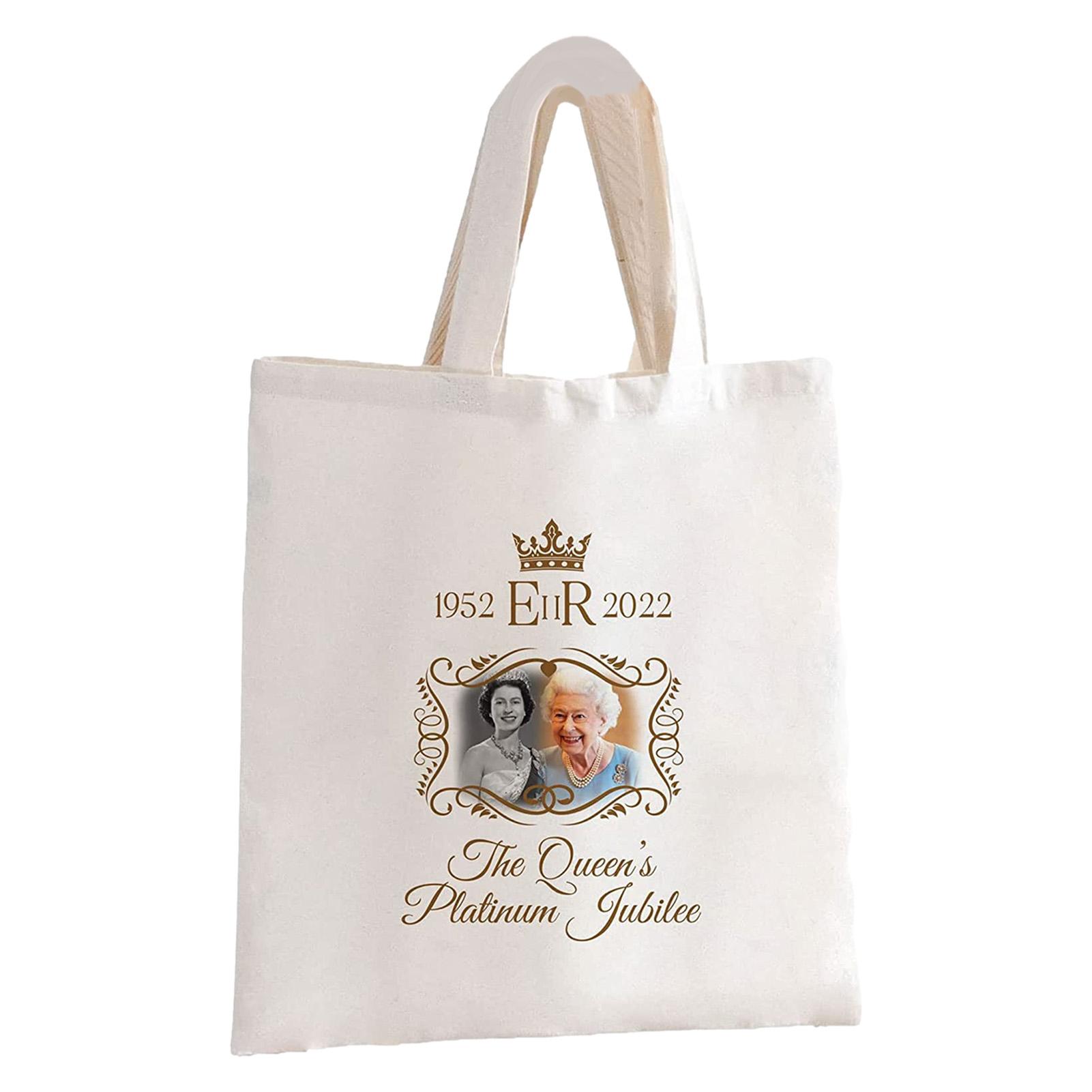 BESTHUA Queen's Platinum Jubilee Tote Bag 19522022 Queen's Platinum