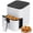 White, variant on EDX 3 QT Digital Air Fryer, 800W Compact Countertop Air Fryer with Temperature Control, Black