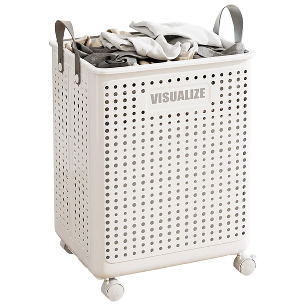 Cesto para ropa sucia WDOplteas con ruedas gran Capacidad