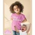 thumbnail image 2 of MISS POPULAR Big Sister Super Soft Short Sleeve T-Shirts for Big Sis Announcement, Promoted to Big Sister, Everyday Wear| Toddler to Big Girl Sizes, 2 of 5