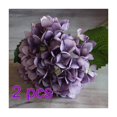 thumbnail image 1 of Ramo de flores de hortensias artificiales de seda, arreglo para el hogar, boda, decoración navideña 2 piezas kenally JJ7189-02*2, 1 of 6