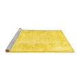 thumbnail image 2 of Ahgly Company Machine Washable Indoor Round Persian Yellow Traditional Area Rugs, 4' Round, 2 of 4
