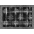 thumbnail image 1 of Ahgly Company Indoor Rectangle Abstract Gray Contemporary Area Rugs, 2' x 5', 1 of 1