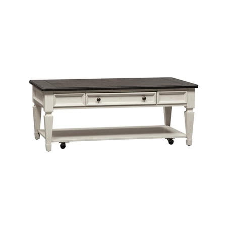Liberty Furniture Allyson Park Rectangular Cocktail Table White