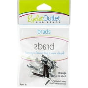Eyelet Outlet Shape Brads 12/Pkg-Tool Mate