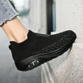 thumbnail image 6 of LASUDRAA Women Shoes Walking Lightweight Air Cushion Fly Woven Sock Shoes Athletic Women Sneakers, 6 of 10