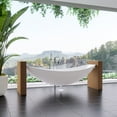 thumbnail image 6 of ALFI brand HammockTub1-WM White Matte 79" Acrylic Suspended Wall Mounted Hammock Bathtub, 6 of 12