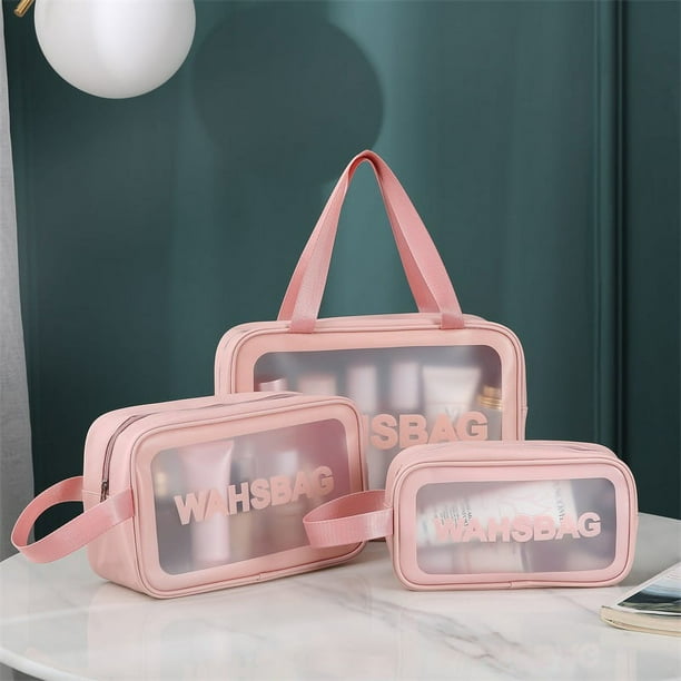 Neceser transparente para maquillaje new arrivals
