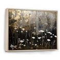thumbnail image 2 of Designart "Meadow'S Gilded Garden III" Flower Floater Framed Wall Decor, 2 of 5