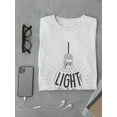 thumbnail image 3 of You The Light Of My Life T-Shirt Men -Image by Shutterstock, Male Large, 3 of 4