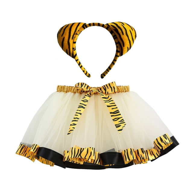 WEAIXIMIUNG Jupes de Ballet Tutu pour Enfants Filles Ensemble de Fête de Danse avec Bandeau