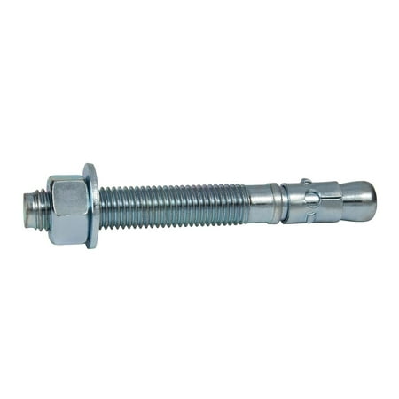 

HTYSUPPLY 3/4 x 5-1/2 Wedge Anchor Zinc Plated (Box of 20)