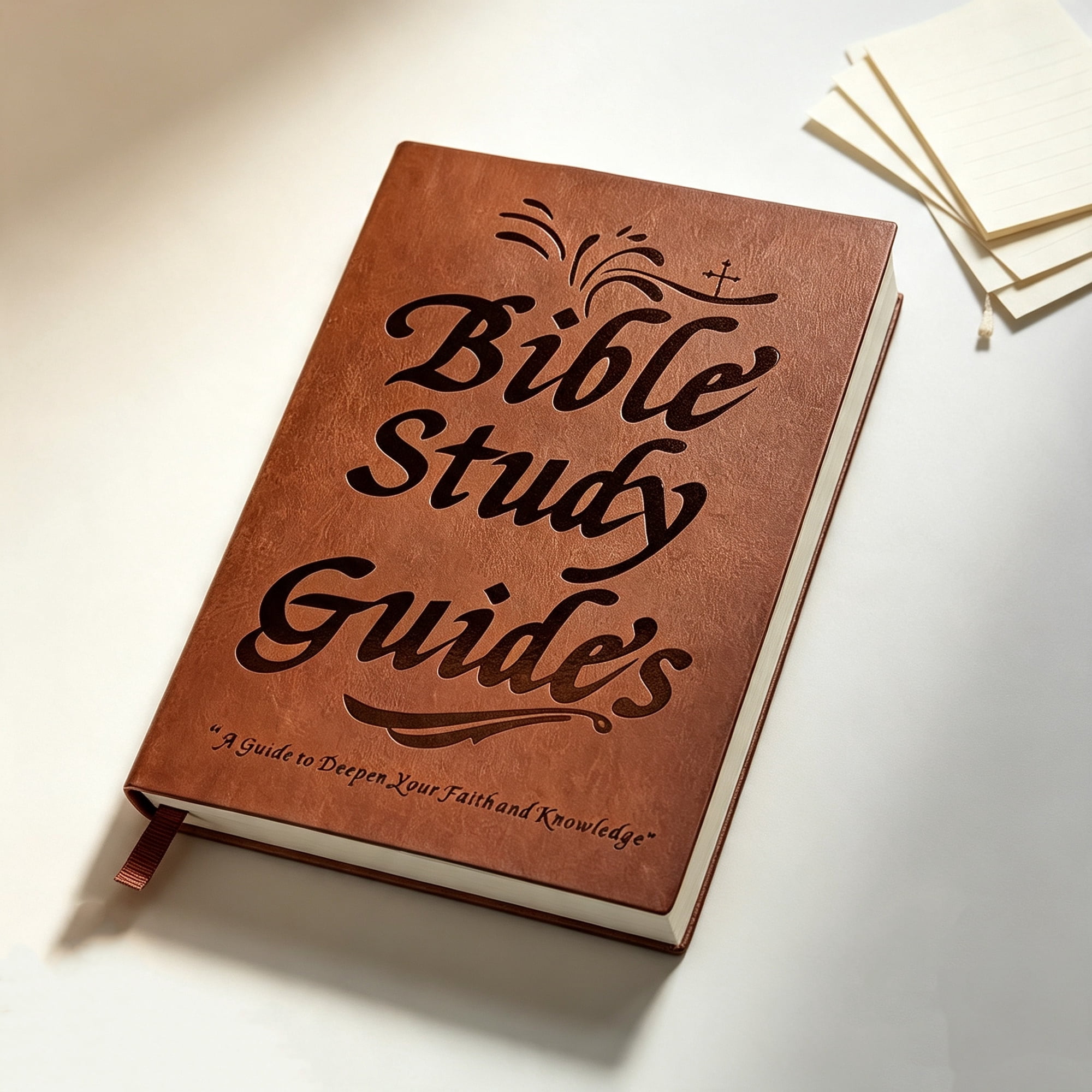 Bible Study Guide – 66-Page Daily Devotional Journal Prayer Study Notebook Planner Christian Gift for Faith Reflection & Scripture Study
