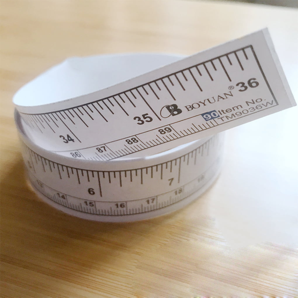 Self Adhesive Rulers Metric Measure Tape Sewing Machine Sticker Tool RuleH HxJBW 