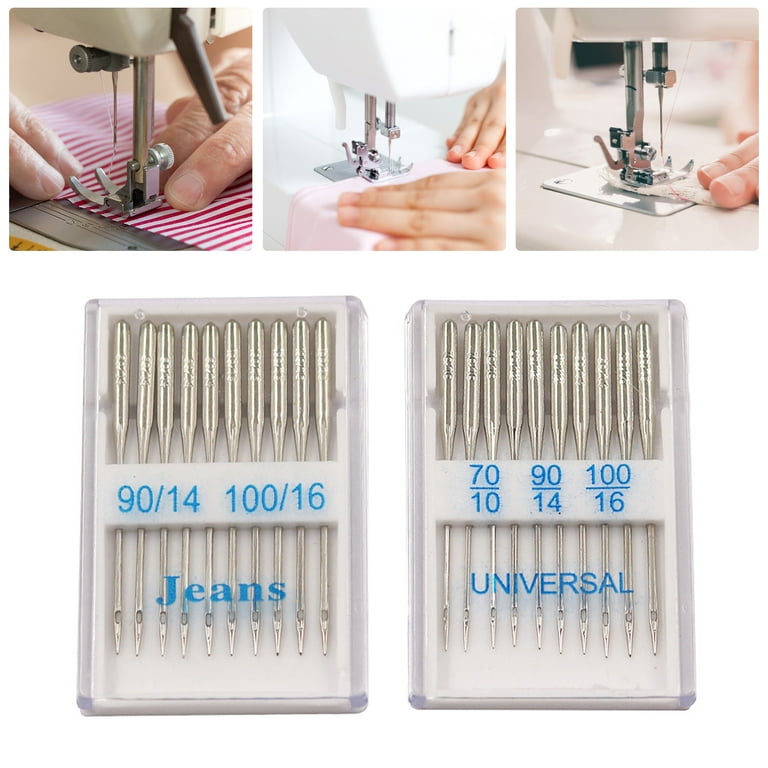 Honrane 20Pcs/Set Sewing Machine Needles Multi Specifications Easy  Installation Stainless Steel Universal Sewing Machine Needles Equipment  Sewing Tool 