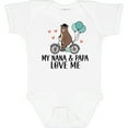thumbnail image 3 of Inktastic My Nana Papa Love Me Grandchild Boys Baby Bodysuit, 3 of 5
