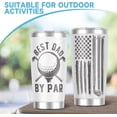 thumbnail image 3 of Gifts for Dad from Daughter Son Kids, Birthday Father''s Day Gifts for Father, Best Dad Ever Tumbler Stainless Steel, Funny Gift Favorite Child Colorful Coffee Drinking Cup 20oz with Straws, Black, 3 of 6