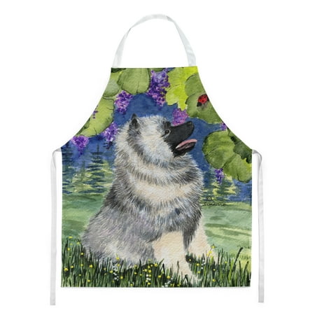 

Carolines Treasures SS8249APRON Keeshond Apron Large multicolor